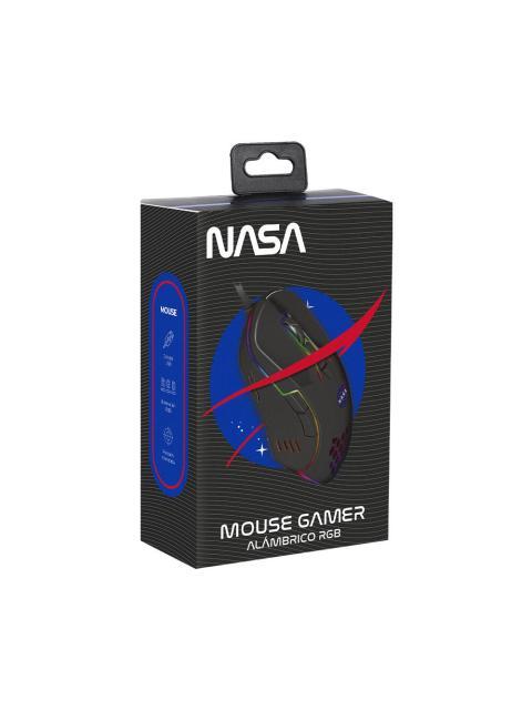 MOUSE GAMER TECHZONE OPTICO NASA NS-GM01 ALAMBRICO USB 6000DPI NEGRO - Imagen 6
