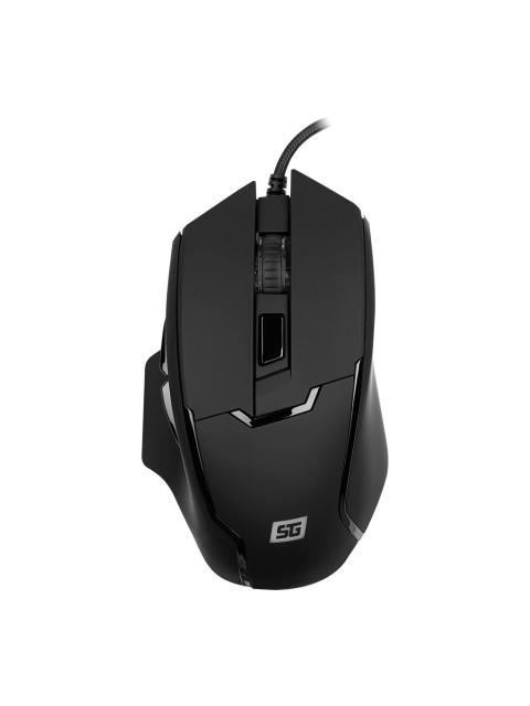 MOUSE GAMER VORAGO OPTICO MO-504 ALAMBRICO USB 6400DPI NEGRO - Imagen 2