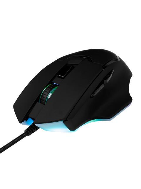 MOUSE GAMER VORAGO OPTICO MO-504 ALAMBRICO USB 6400DPI NEGRO - Imagen 3