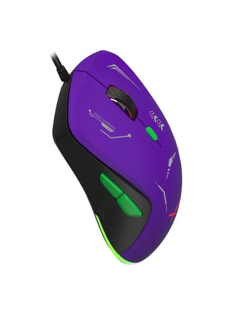 MOUSE GAMER XZEAL OPTICO XZ-401 INALAMBRICO USB-A 7200DPI MORADO - Imagen 4
