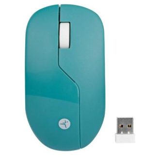 MOUSE INALAMBRICO ARMOR  RECARGABLE TECHZONE COLOR VERDE 1200 DPI 3 BOTONES.