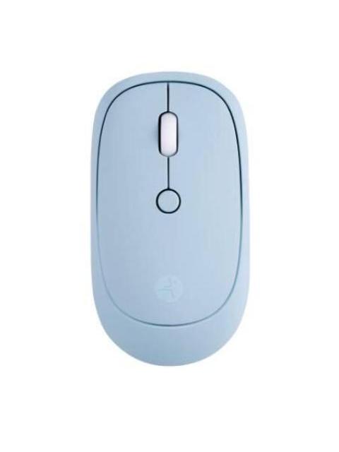 MOUSE INALAMBRICO TECHZONE TERMINADO RUBBER SILENCIOSO COLOR AZUL