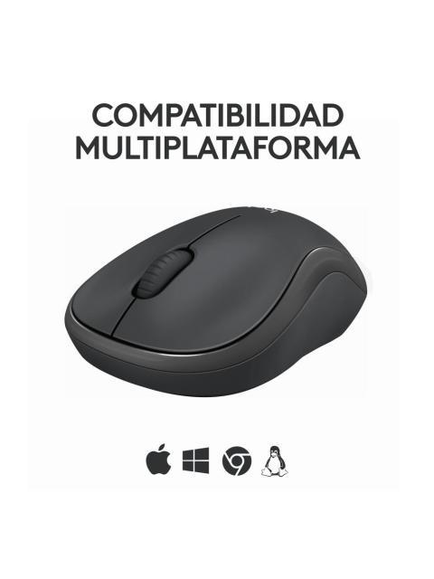 MOUSE LOGITECH OPTICO M240 SILENT INALAMBRICO BLUETOOTH 4000DPI GRAFITO - Imagen 6