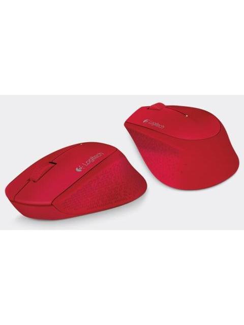 MOUSE LOGITECH OPTICO M280 INALAMBRICO 1000DPI USB ROJO - Imagen 2