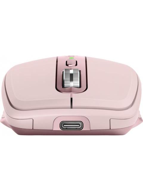 MOUSE LOGITECH OPTICO MX ANYWHERE 3S RECARGABLE INALAMBRICO USB 8000PDI ROSA - Imagen 3