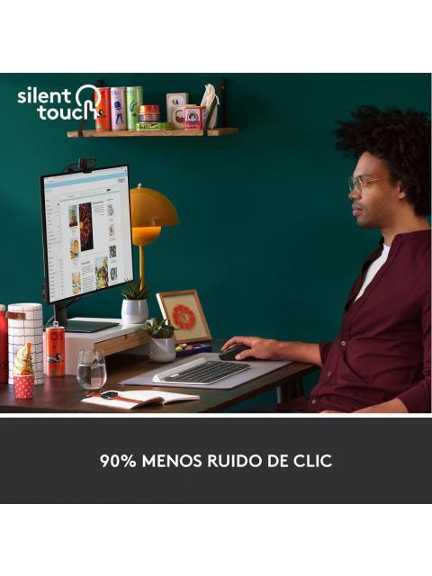 MOUSE LOGITECH OPTICO SIGNATURE M650 GRANDE INALAMBRICO USB GRAFITO - Imagen 7