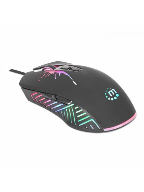 MOUSE MANHATTAN OPTICO 190220 USB A 7200DPI NEGRO - Imagen 2