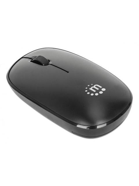 MOUSE MANHATTAN OPTICO 190312 INALAMBRICO USB-A 1200DPI NEGRO - Imagen 2