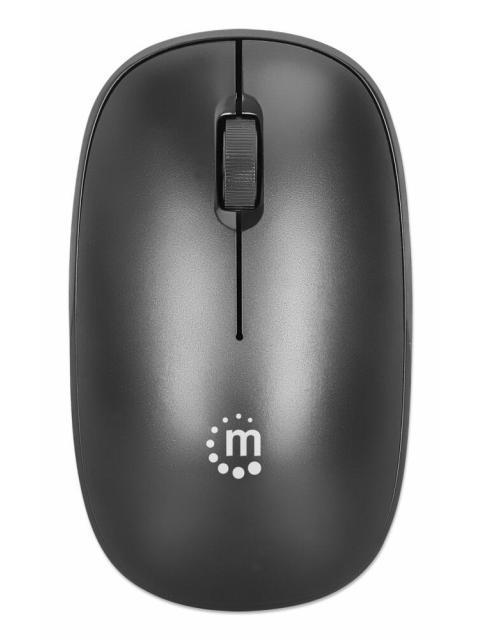 MOUSE MANHATTAN OPTICO 190312 INALAMBRICO USB-A 1200DPI NEGRO - Imagen 3