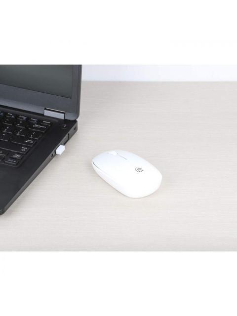 MOUSE MANHATTAN OPTICO 190329 INALAMBRICO USB 1200 DPI BLANCO - Imagen 2