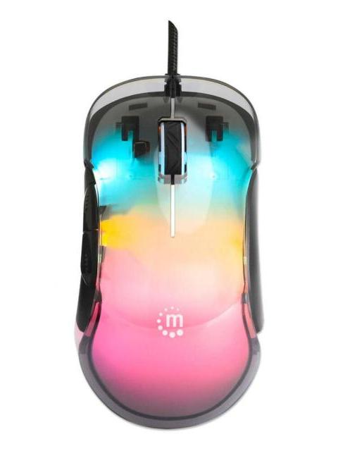MOUSE MANHATTAN OPTICO 190381 INALAMBRICO USB-A 12800 DPI TRANSPARENTE - Imagen 5
