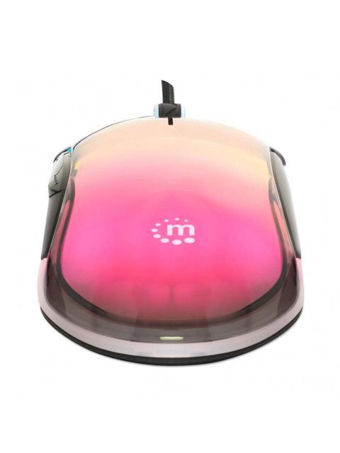 MOUSE MANHATTAN OPTICO 190381 INALAMBRICO USB-A 12800 DPI TRANSPARENTE - Imagen 8