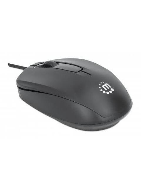 MOUSE MANHATTAN OPTICO COMFORT II ALAMBRICO USB-A 1000DPI NEGRO - Imagen 2