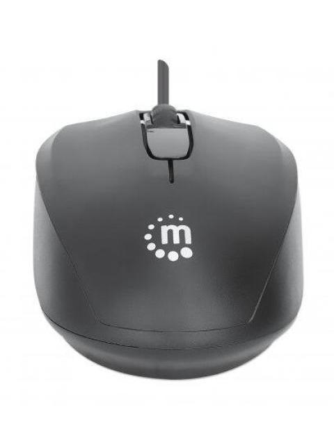 MOUSE MANHATTAN OPTICO COMFORT II ALAMBRICO USB-A 1000DPI NEGRO - Imagen 5