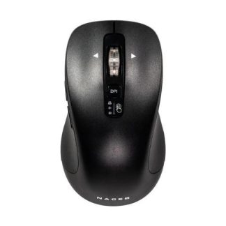 MOUSE NACEB ES1 INALAMBRICO OPTICO 32.000DPI RF INALAMBRICO-BLUETOOTH NEGRO