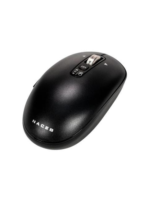 MOUSE NACEB INFINITY ELEMENTAL LS1 INALAMBRICO OPTICO 3.200DPI BLUETOOTH NEGRO - Imagen 7