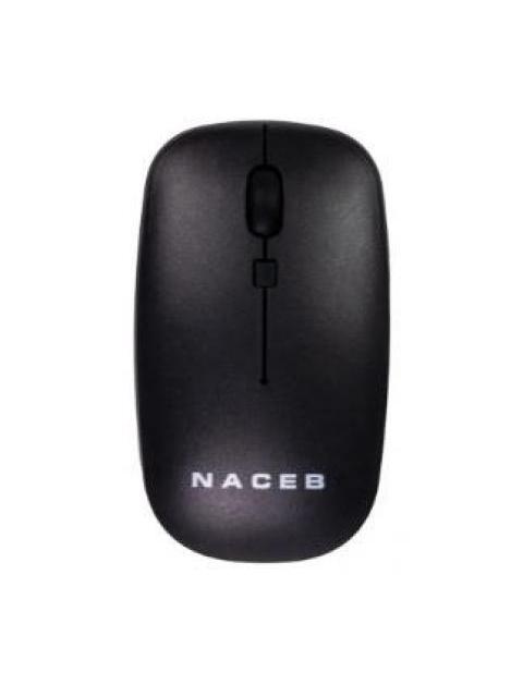 MOUSE NACEB NA-0136 INALAMBRICO OPTICO 1.600DPI RF INALAMBRICO NEGRO