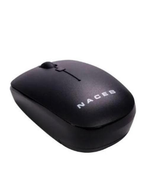 MOUSE NACEB NA-0136 INALAMBRICO OPTICO 1.600DPI RF INALAMBRICO NEGRO - Imagen 2