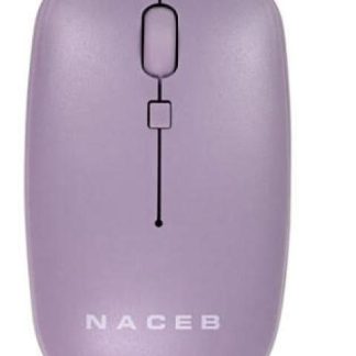 MOUSE NACEB NA-0136M INALAMBRICO OPTICO 1.600DPI RF INALAMBRICO MORADO