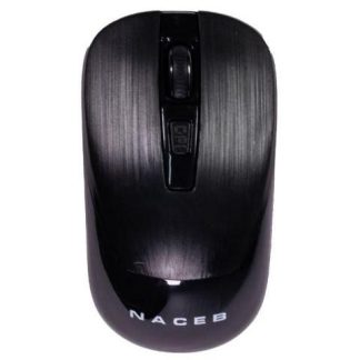 MOUSE NACEB NA-0137N INALAMBRICO OPTICO 1.600DPI BLUETOOTH-USB-A NEGRO