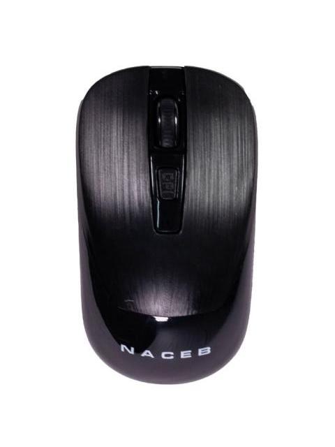 MOUSE NACEB NA-0137N INALAMBRICO OPTICO 1.600DPI BLUETOOTH-USB-A NEGRO