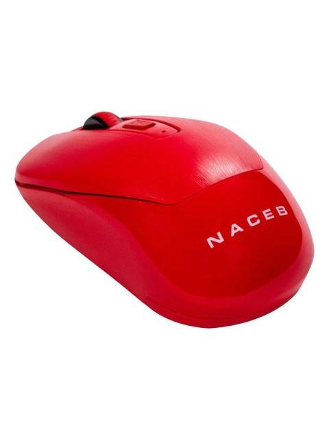 MOUSE NACEB NA-0137R INALAMBRICO OPTICO 1.600DPI RF INALAMBRICO ROJO - Imagen 5