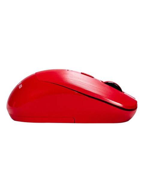 MOUSE NACEB NA-0137R INALAMBRICO OPTICO 1.600DPI RF INALAMBRICO ROJO - Imagen 8