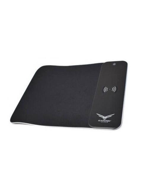 MOUSEPAD GAMER NACEB CON CARGA INALAMBRICA NA-0926 31X40CM GROSOR 3MM NEGRO - Imagen 3