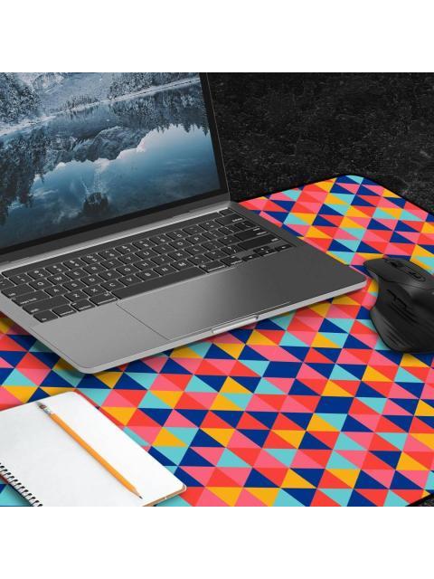 MOUSE PAD VIBE FLOW KALEIDO MT464M ACTECK ADVANCED SERIES TELA + GOMA MEDIDAS 80CM X 35CM - Imagen 4