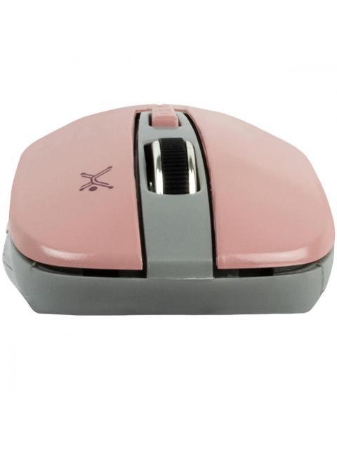 MOUSE PERFECT CHOICE OPTICO ESSENTIALS INALAMBRICO USB 1600DPI ROSA - Imagen 2