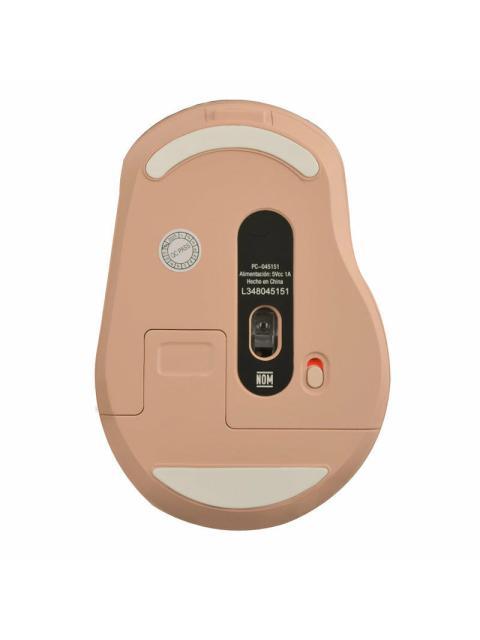 MOUSE PERFECT CHOICE OPTICO PC-045151 INALAMBRICO USB 1600DPI CAQUI - Imagen 4