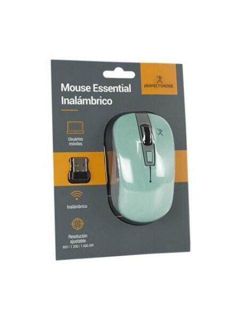 MOUSE PERFECT CHOICE OPTICO ESSENTIAL RF INALAMBRICO 1600DPI TURQUESA-GRIS - Imagen 5