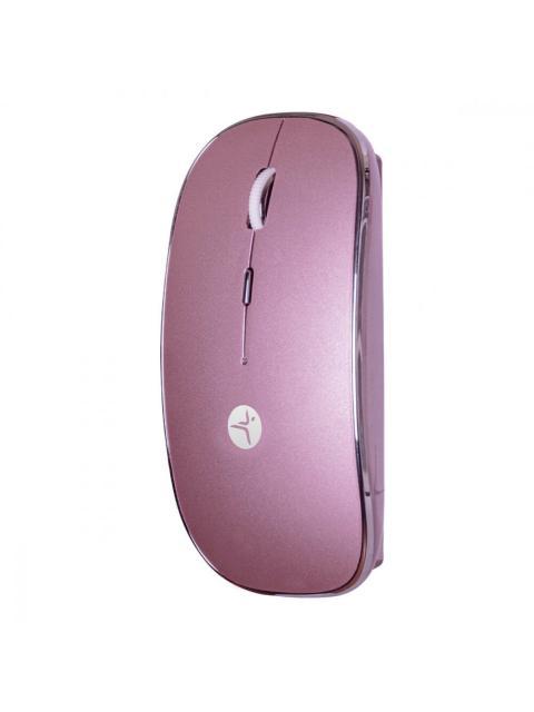 MOUSE TECHZONE TZACMOI27 INALAMBRICO OPTICO 1.600DPI RF INALAMBRICO ROSA - Imagen 3
