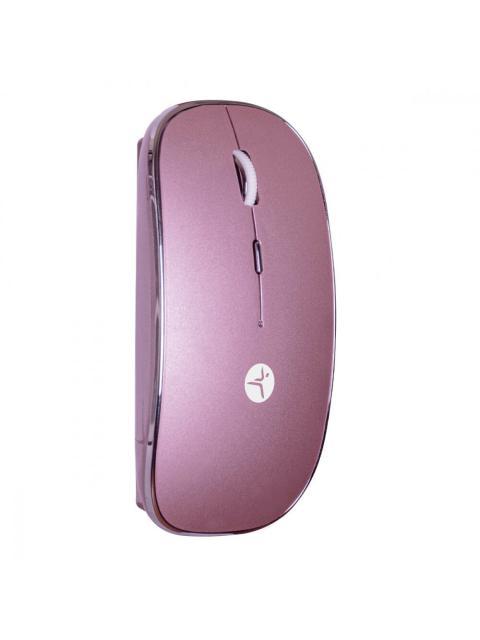 MOUSE TECHZONE TZACMOI27 INALAMBRICO OPTICO 1.600DPI RF INALAMBRICO ROSA - Imagen 4