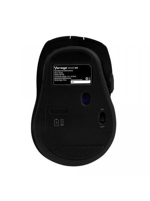 MOUSE VORAGO OPTICO MO-306 INALAMBRICO USB 2400DPI NEGRO - Imagen 2