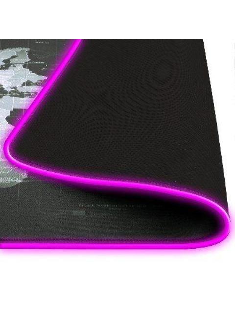 MOUSEPAD GAMER BROBOTIX PLANISFERIO XL RGB NEGRO-GRIS 651329 - Imagen 5