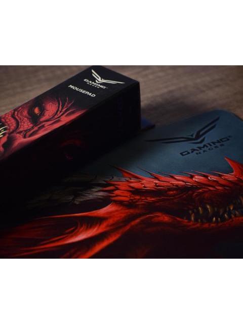 MOUSEPAD GAMER NACEB DRAGON X 31.6 X 24CM MULTICOLOR - Imagen 3