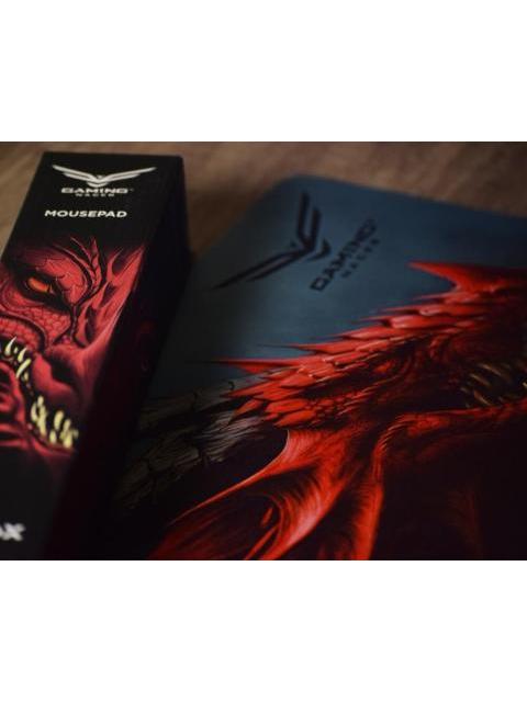 MOUSEPAD GAMER NACEB DRAGON X 31.6 X 24CM MULTICOLOR - Imagen 4
