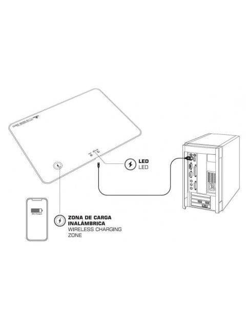 MOUSEPAD GAMER YEYIAN FLOW 2700 353MM X 256MM GROSOR 6MM - Imagen 6