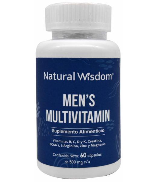 MULTIVITAMINICO HOMBRE 60 CAP NATURAL WISDOM