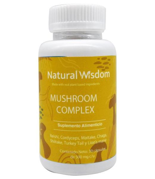 MUSHROOM COMPLEX 30 CAP NATURAL WISDOM