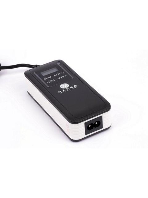 NACEB ADAPTADOR UNIVERSAL PARA LAPTOP NA-013 90W 9 PUNTAS INTERCAMBIABLES