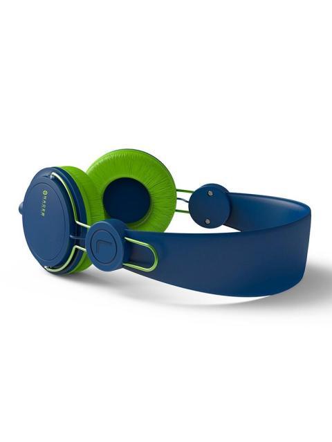 NACEB AUDIFONOS CON MICROFONO AIR ALAMBRICO 1.2 METROS 3.5MM AZUL-VERDE