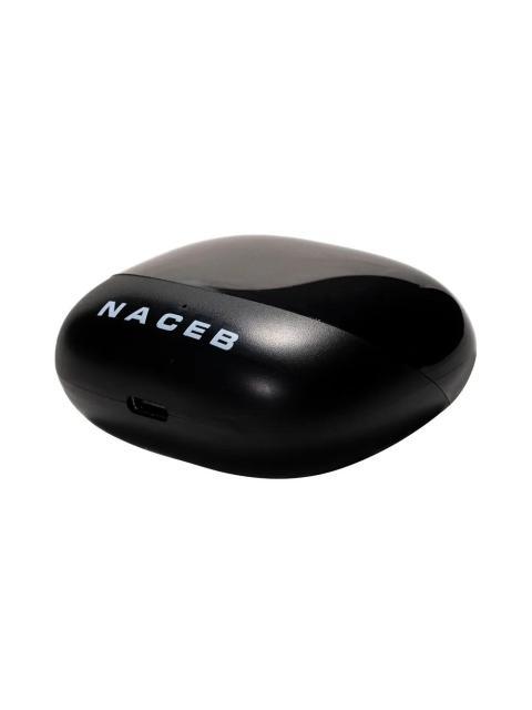 NACEB AUDIFONOS INTRAURICULARES CON MICROFONO NA-0322 INALAMBRICO BLUETOOTH CANCELACION DE RUIDO NEGRO - Imagen 4