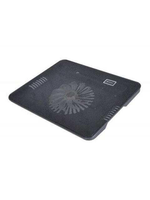 NACEB BASE ENFRIADORA NA-0108 PARA LAPTOP 15 CON 1 VENTILADOR DE 1200RPM NEGRO