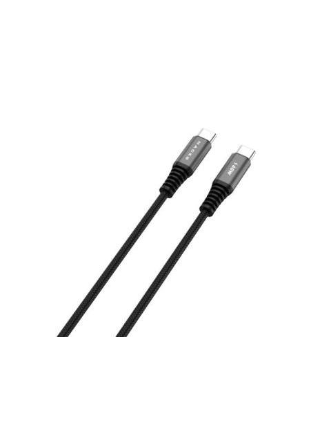 NACEB CABLE USB-C MACHO - USB-C MACHO 1 METRO - Imagen 3