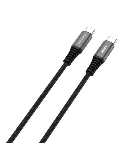 NACEB CABLE USB-C MACHO - USB-C MACHO 1 METRO - Imagen 4