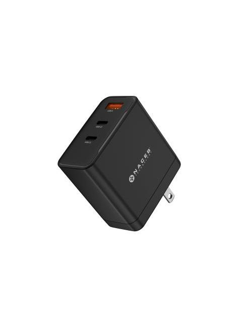 NACEB CARGADOR DE PARED GAN USBA + USBC + USBC 65W NA0144