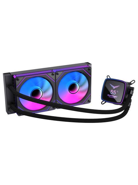 NACEB ENFRIAMIENTO LIQUIDO BOREAL 240MM PANTALLA DIGITAL ARGB NEGRO NA0655N