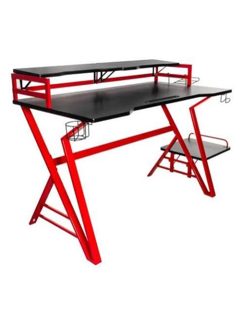 NACEB ESCRITORIO GAMER NA-0646 119CM X 64.7CM NEGRO-ROJO - Imagen 6